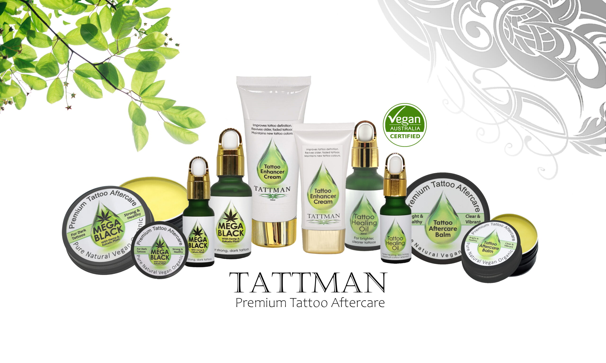 High quality Tattman tattoo after care products guarantee  the best long term care.